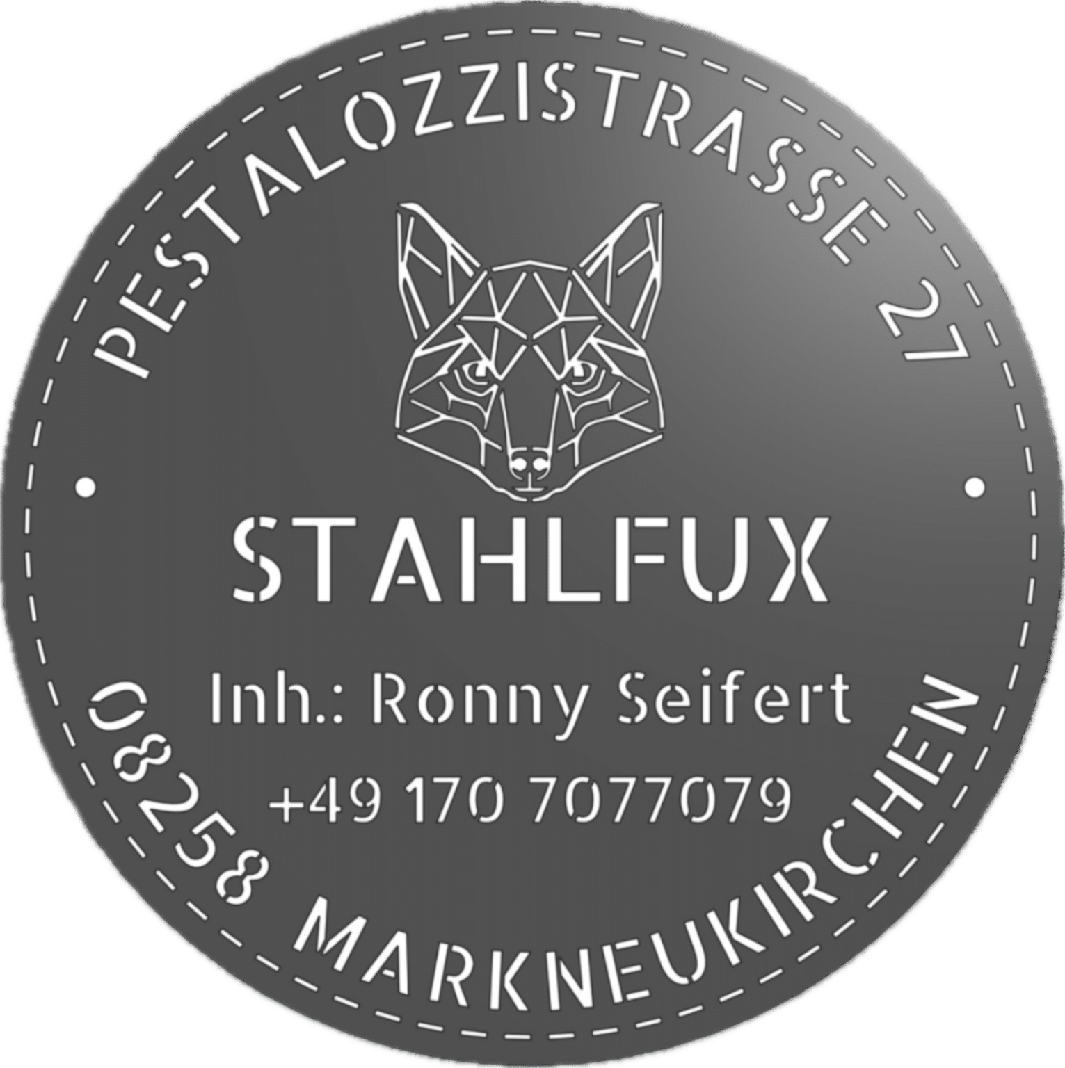 StahlFux Hinweisschild Firmenschild Werbeaufsteller Schildhalter Spar Set 1 St Hochwertigem V2a Edelstahl Fuer Feste Betoninstallation Im Aussenbereich Mit Erdanker S0rf90so