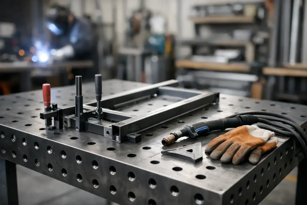 Schweißtisch für Metallbau richtig wählen