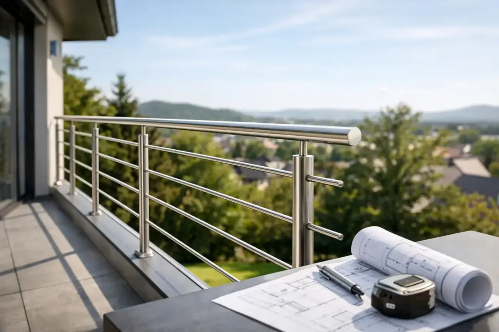 Edelstahlgeländer für Balkon passgenau planen
