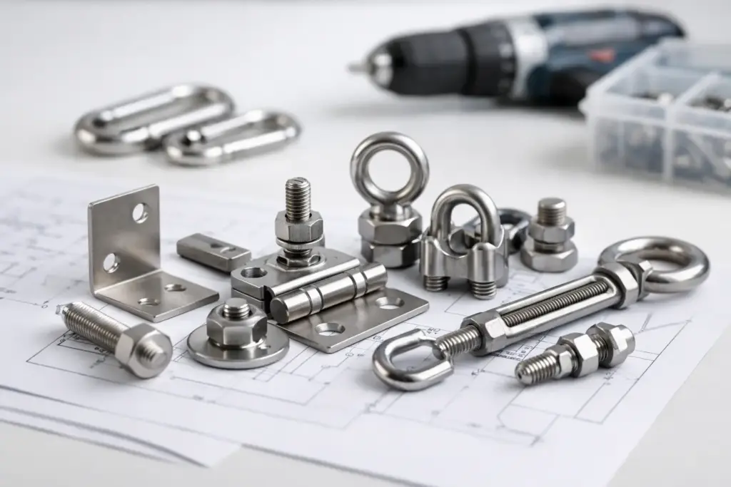 Edelstahl Montagebauteile online kaufen - passgenau